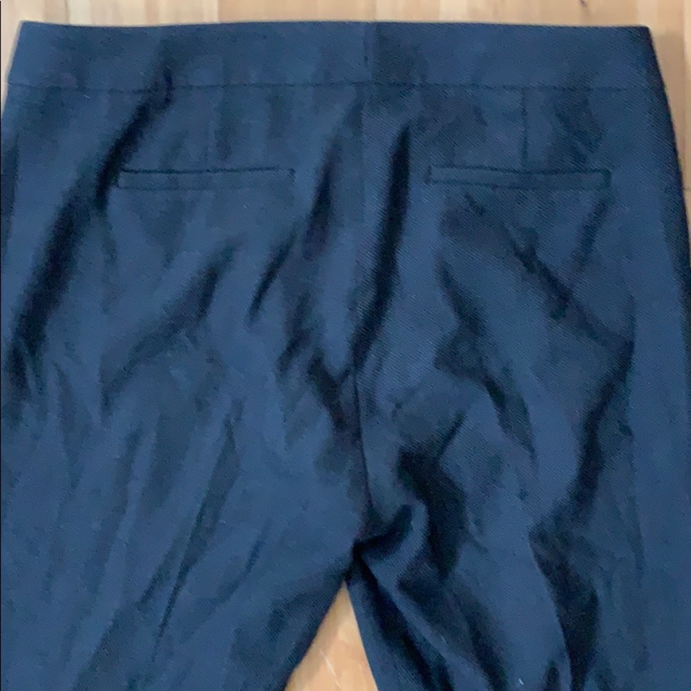 Theory Basic Cropped Wool Blend Dark Grey Pant - image 4